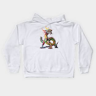 Junk Dada Dragon series v13 Kids Hoodie